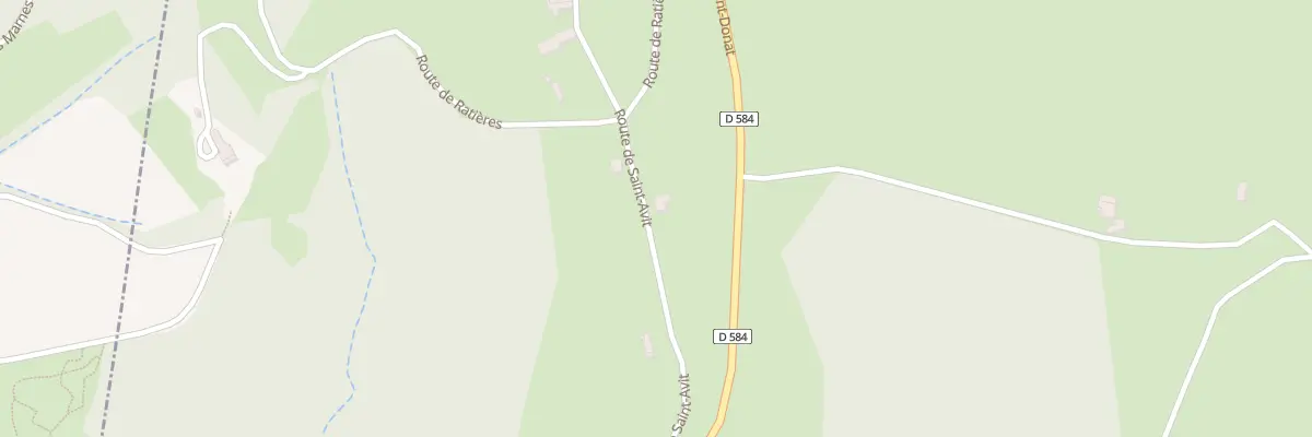 Plan du 420 Rte de Saint-avit à Bathernay