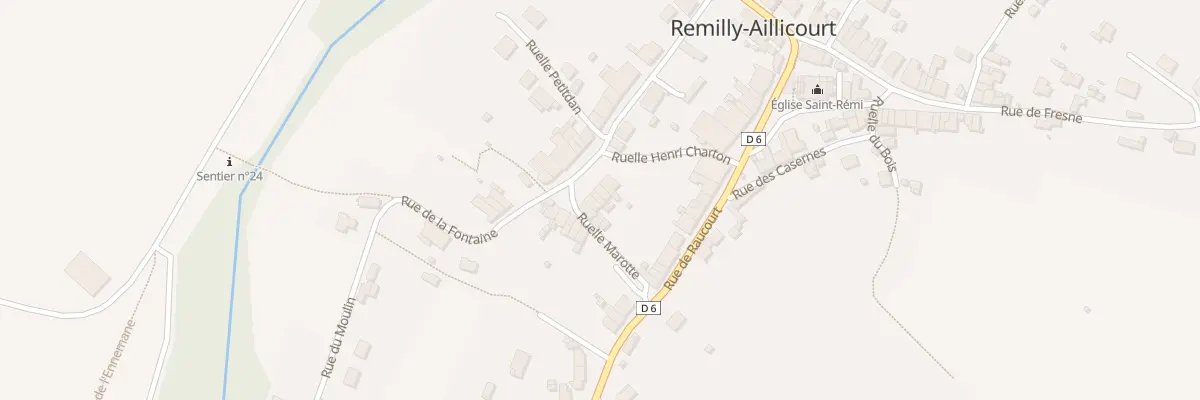 Plan du 17 Rue de Charrue à Remilly-Aillicourt