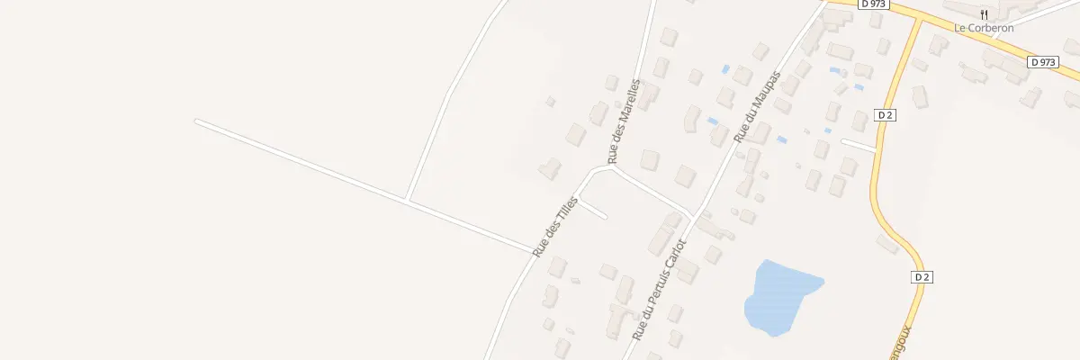 Plan du 2 Rue des Tilles à Corberon