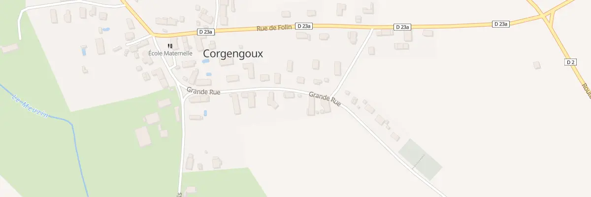 Plan du 18 Gr Grande Rue à Corgengoux