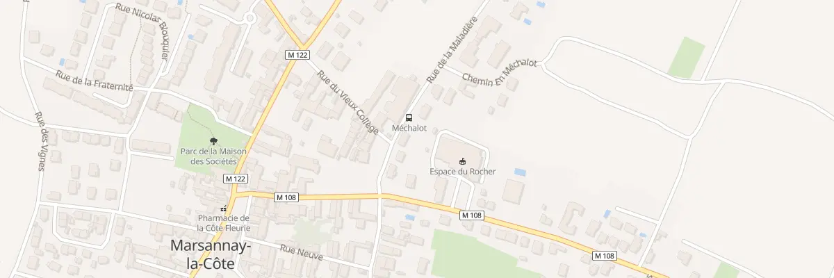 Plan du 6 Rue de la Maladière à Marsannay-la-Côte