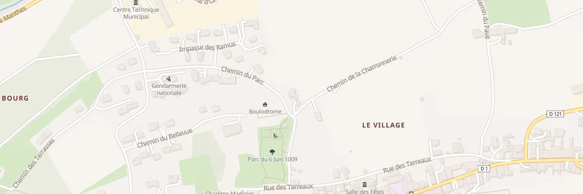 Plan du 5 Che de la Charronnerie à Moras-en-Valloire