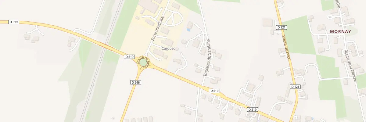 Plan du 336 Rte de Jarcieu à Lapeyrouse-Mornay