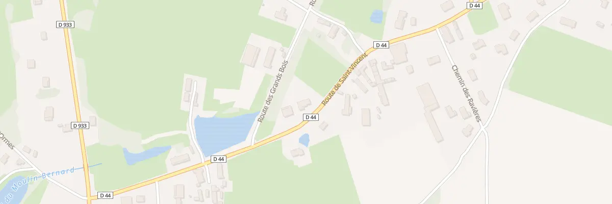 Plan du 384 Rte de Saint-Vincent à Simandre