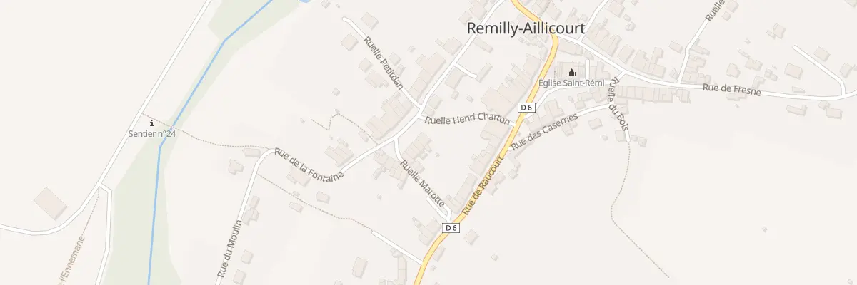 Plan du 13 Rue de Charrue à Remilly-Aillicourt