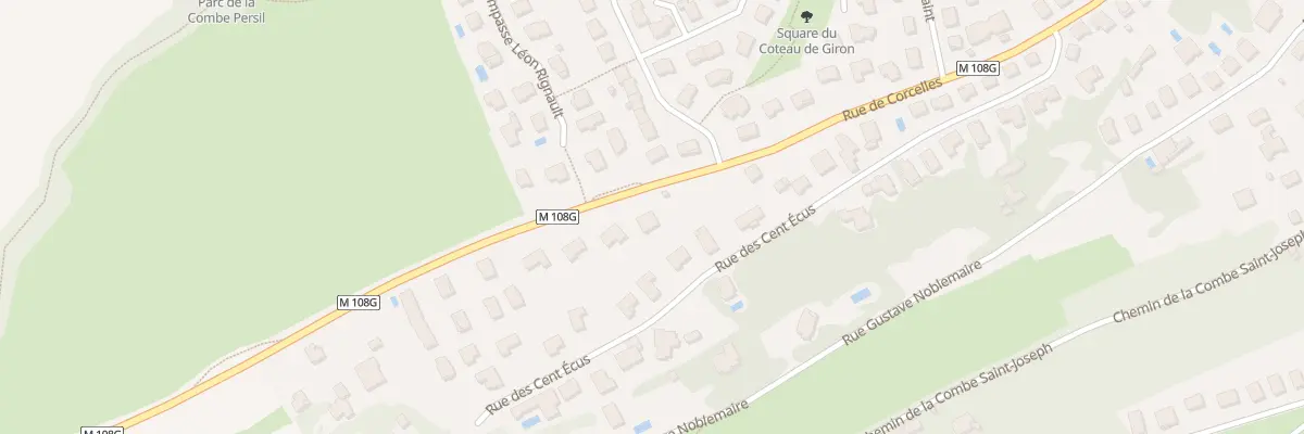 Plan du 28A Rue des Cent Ecus à Dijon