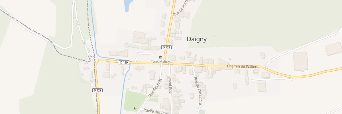 Plan du 1 Rte de Givonne à Daigny