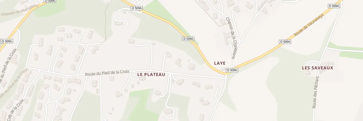 Plan du 132 Rte du Pied de la Croix à Eurre