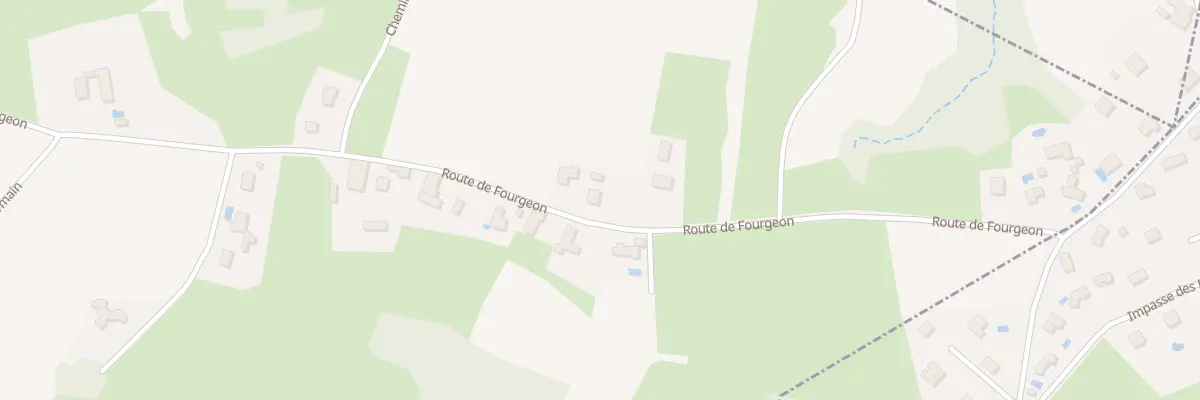 Plan du 2389 Rte de Fourgeon à Luzinay