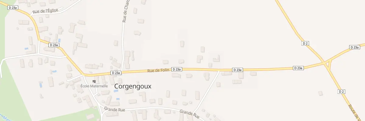 Plan du 13 Rue de Folin à Corgengoux