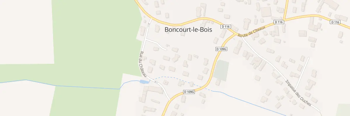 Plan du 3B Rue du Château à Boncourt-le-Bois
