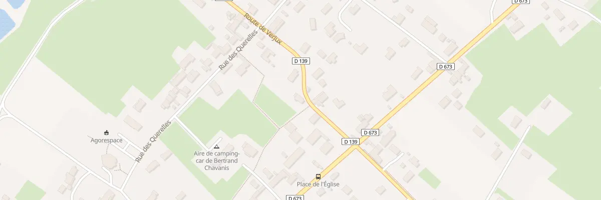 Plan du 3 Rte de Verjux à Damerey