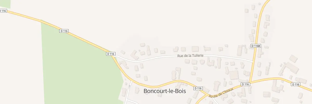Plan du 18 Rue de la Tuilerie à Boncourt-le-Bois
