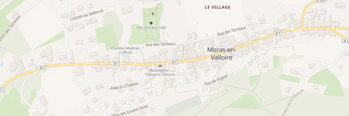 Plan du 10 Imp des Anciennes Halles à Moras-en-Valloire