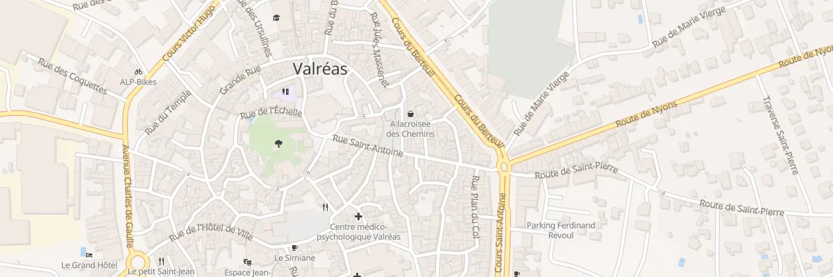 Plan du 3 Rue des Antonins à Valréas