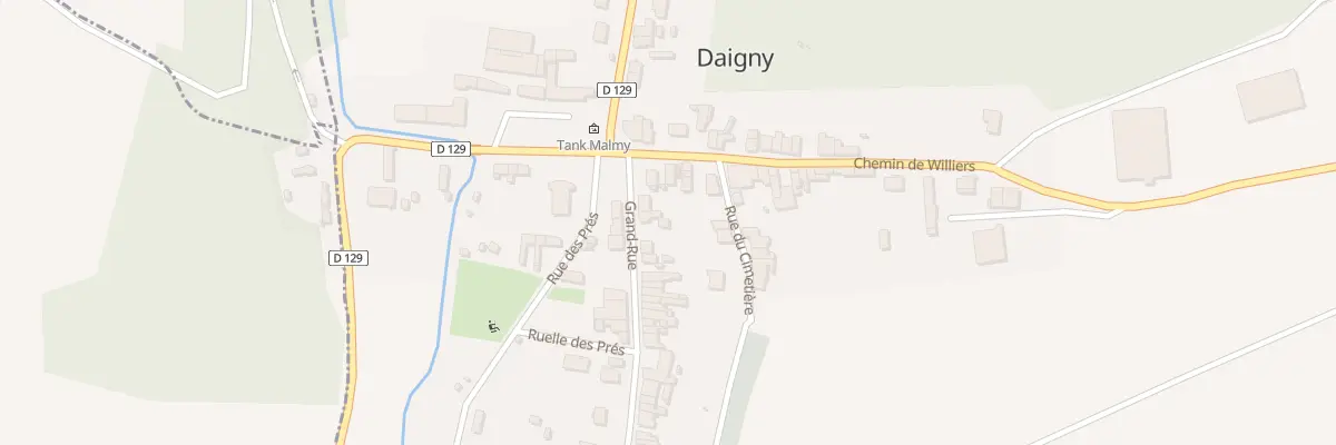 Plan du 6 Gr Grand’Rue à Daigny