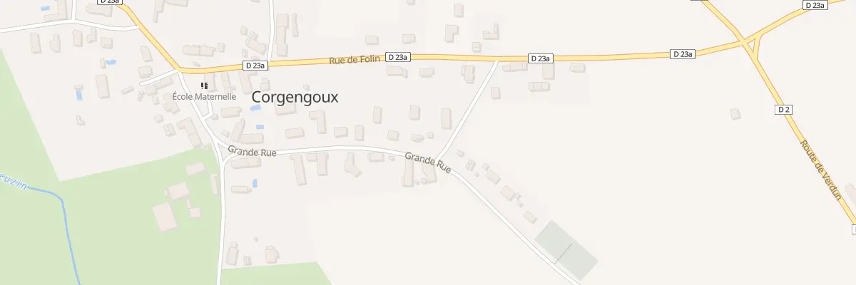 Plan du 15 Gr Grande Rue à Corgengoux