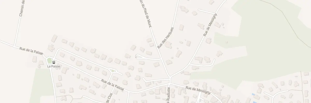 Plan du 3 Rue de Pied de Mont à Hauteville-lès-Dijon