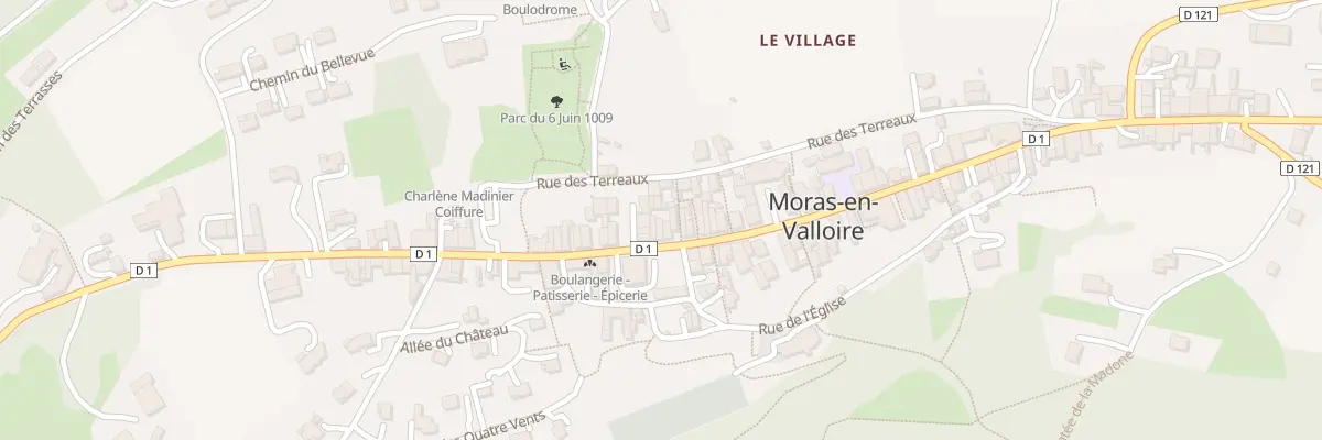Plan du 51 Rue Maurice Savin à Moras-en-Valloire