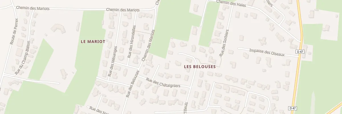 Plan du 440 Av des Tilleuls à Vonnas