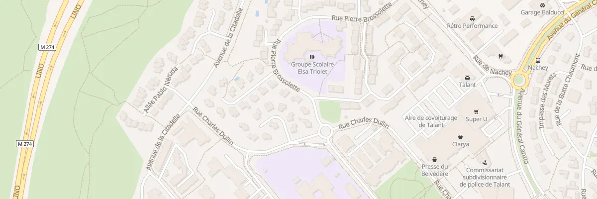 Plan du 5 Rue Pierre Brossolette à Talant
