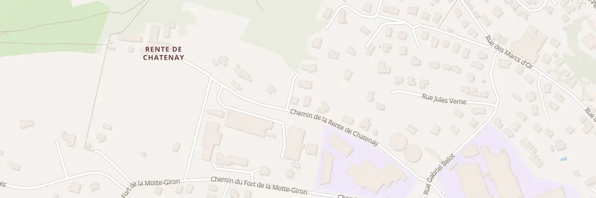 Plan du 8Q Che de la Rente de Chatenay à Dijon