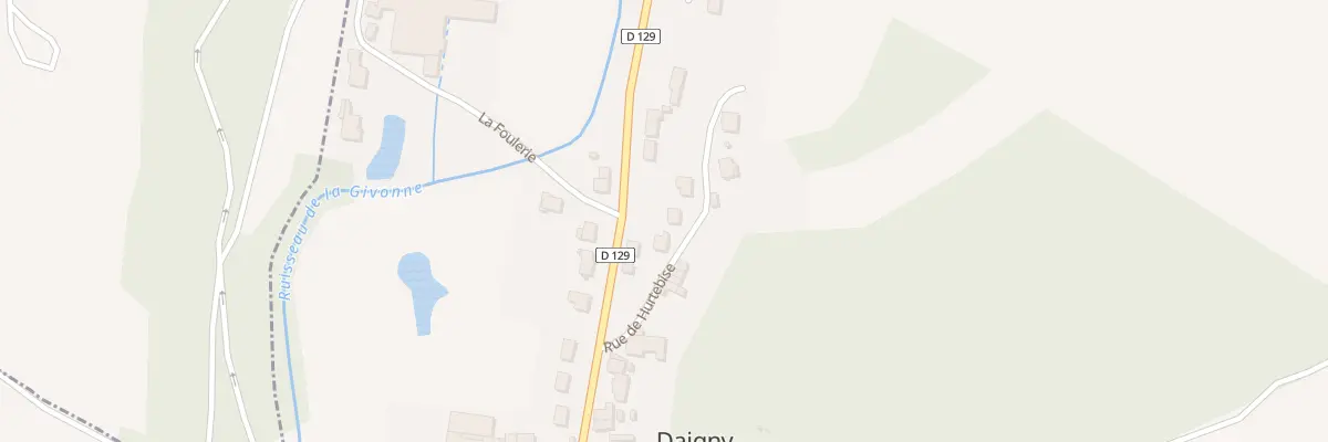 Plan du 4 Rue de Hurtebise à Daigny