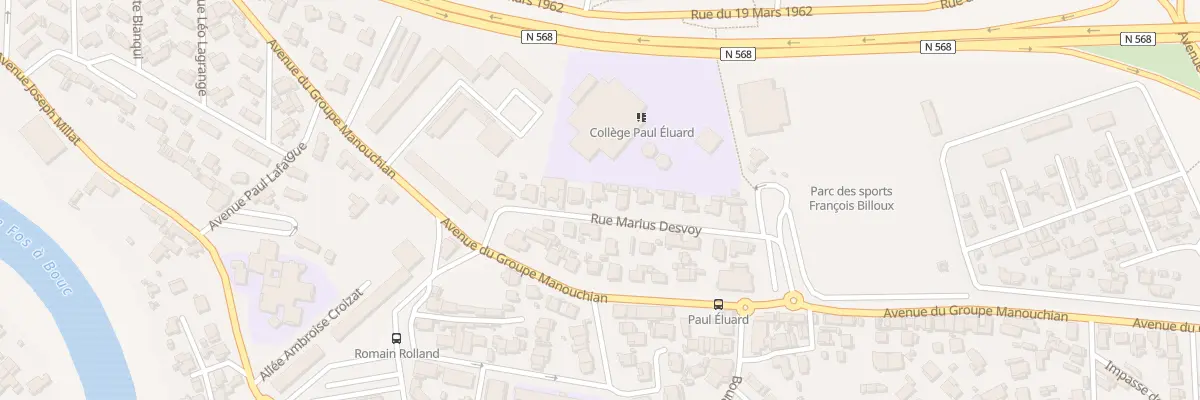 Plan du 9 Rue Marius Desvoy à Port-de-Bouc