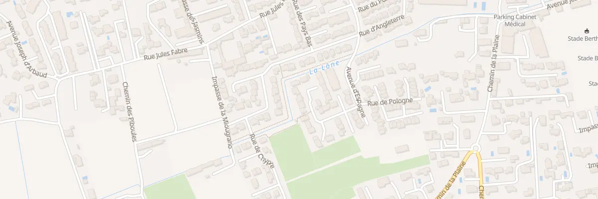 Plan du 125 Imp d’Estonie à Monteux