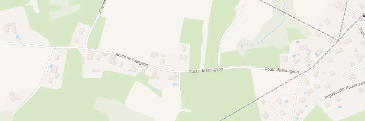Plan du 2419 Rte de Fourgeon à Luzinay
