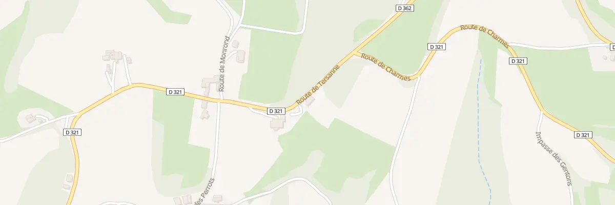 Plan du 1000 Rte de Tersanne à Saint-Martin-d’Août
