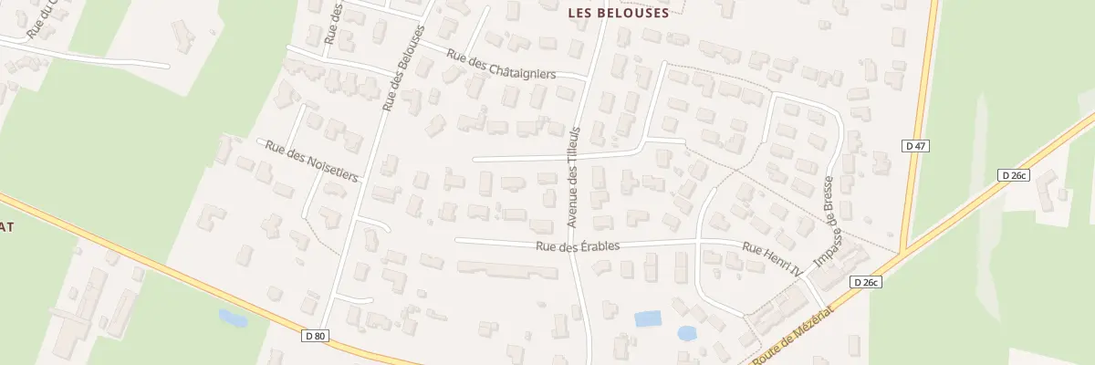 Plan du 195 Av des Tilleuls à Vonnas