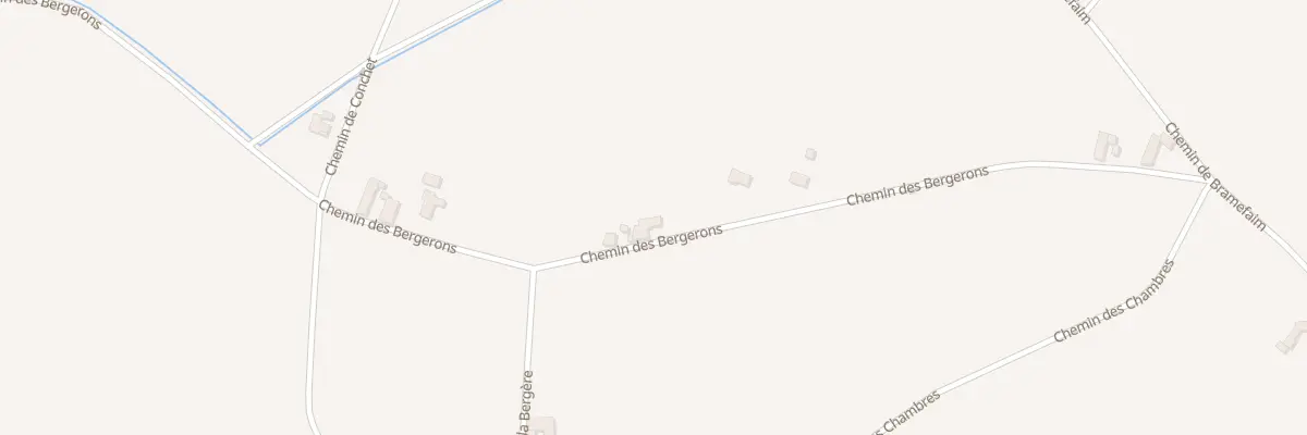 Plan du 410 Che des Bergerons à Alixan