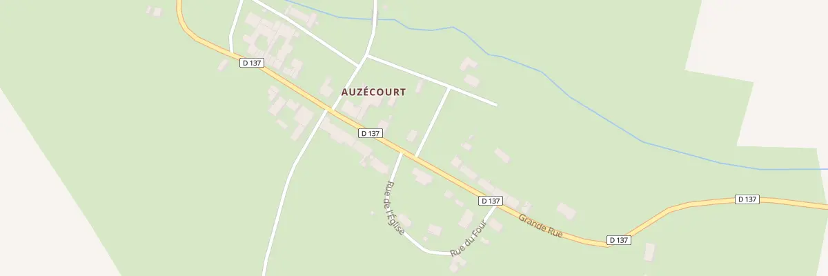Plan du 14 Gr Grande Rue à Noyers-Auzécourt