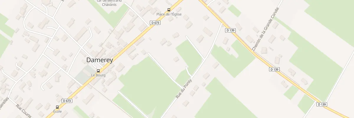 Plan du 15 Rue du Ponsy à Damerey