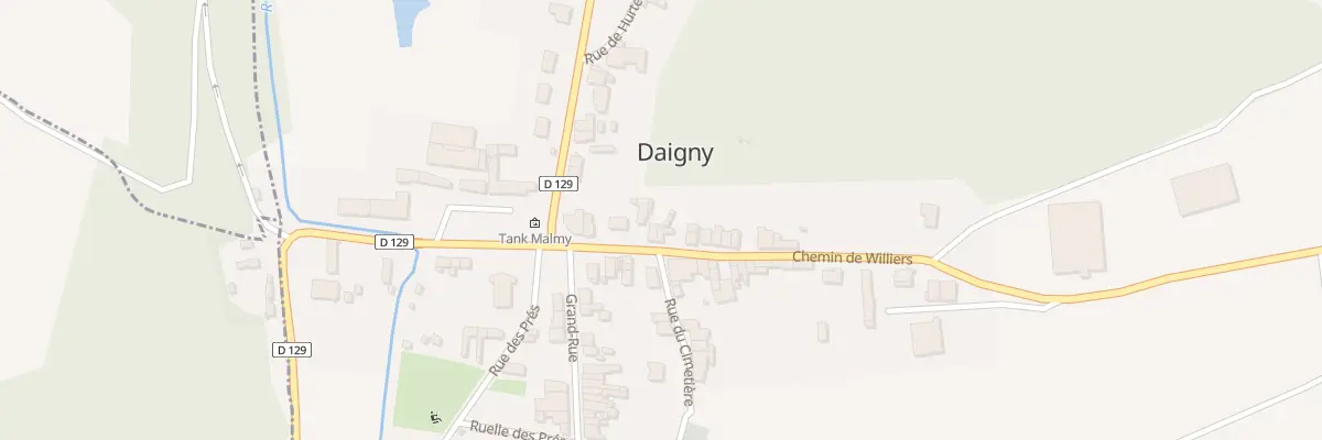 Plan du 8 Vc de Villers à Daigny