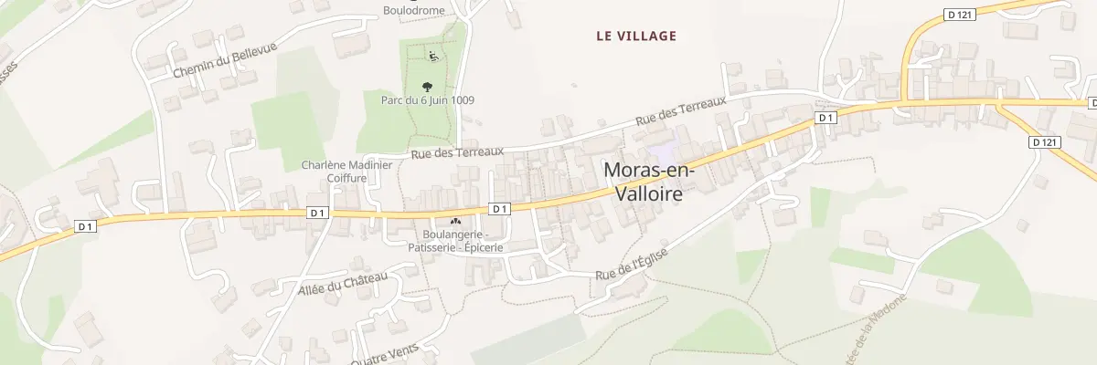 Plan du 20 Rle du Rempart à Moras-en-Valloire