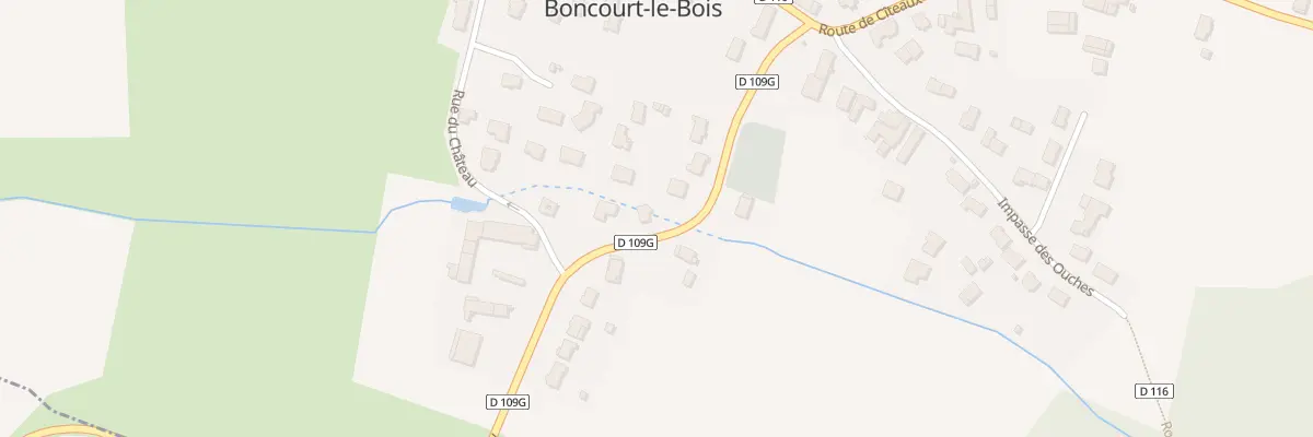 Plan du 16 Rue du Pré Sauley à Boncourt-le-Bois