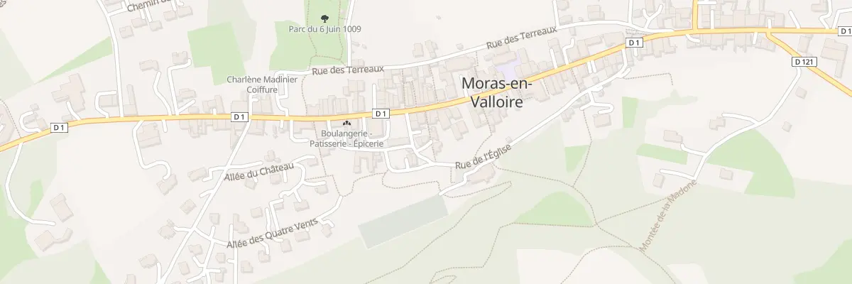 Plan du 50 Rle des Enfants de la Paix à Moras-en-Valloire