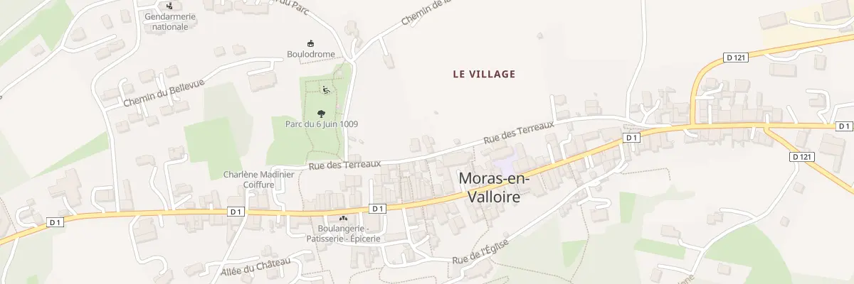 Plan du 328 Rue des Terreaux à Moras-en-Valloire