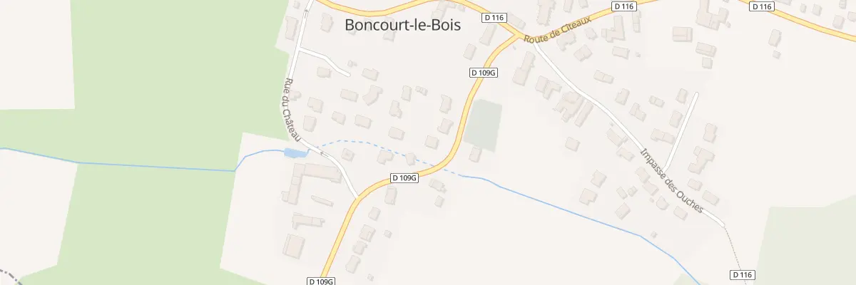 Plan du 14 Rue du Pré Sauley à Boncourt-le-Bois