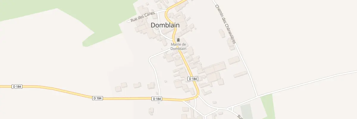 Plan du 6 Rue Saint-Bénigne à Domblain