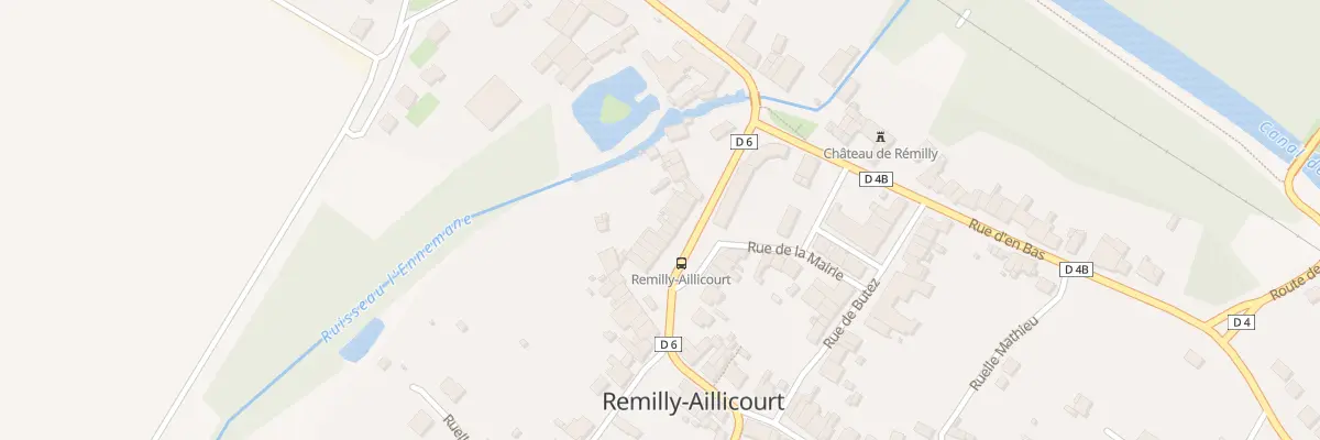 Plan du 20 Rue de Raucourt à Remilly-Aillicourt
