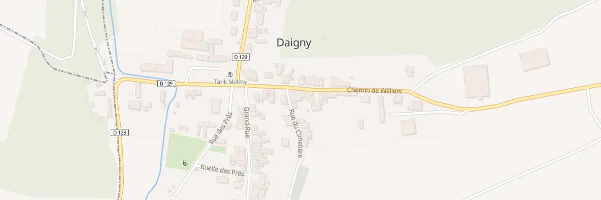 Plan du 3B Vc de Villers à Daigny