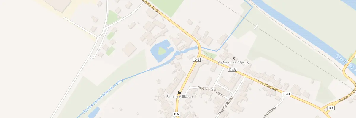 Plan du 6 Rue de Raucourt à Remilly-Aillicourt