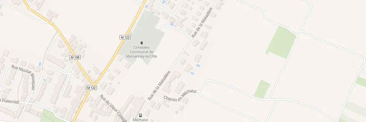 Plan du 14 Rue de la Maladière à Marsannay-la-Côte