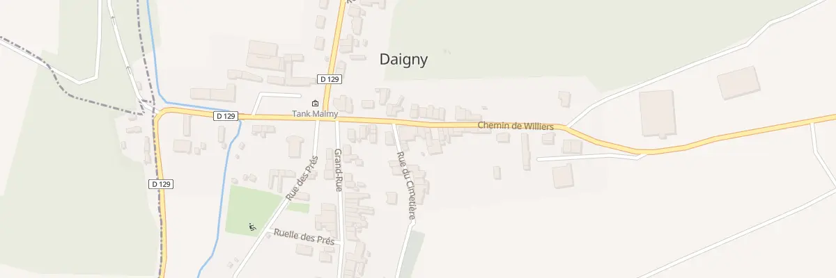 Plan du 3 Vc de Villers à Daigny