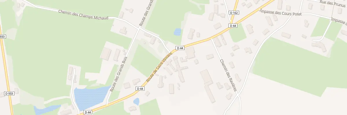 Plan du 509 Rte de Saint-Vincent à Simandre