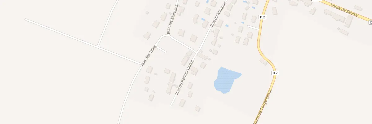 Plan du 2 Rue du Pertuis Carlot à Corberon