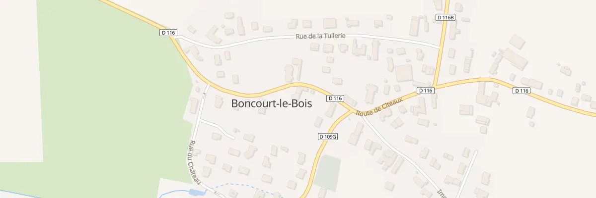 Plan du 6 Rte de Citeaux à Boncourt-le-Bois